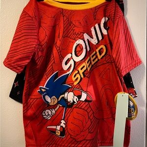 Sonic The Hedgehog pajamas short set (Size XS 4/5) NWT